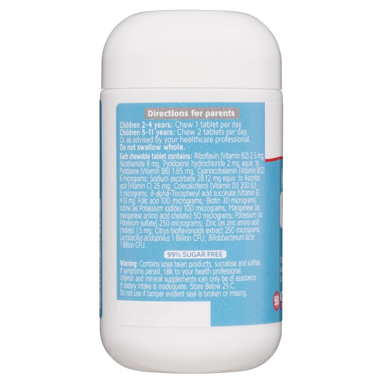 Kids Smart Multivitamin + Probiotics 50s