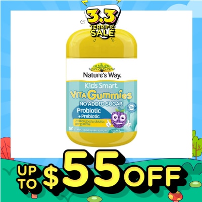 NATURES WAY Kids Smart Multivitamin + Probiotics 50s