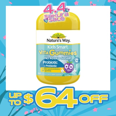 NATURES WAY - Kids Smart Multivitamin + Probiotics 50s