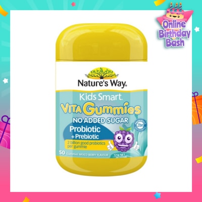 NATURES WAY Kids Smart Multivitamin + Probiotics 50s