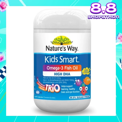 NATURES WAY Kids Smart Omega-3 Fish Oil Trio 60s