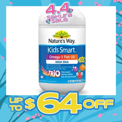 NATURES WAY - Kids Smart Omega-3 Fish Oil Trio 60s