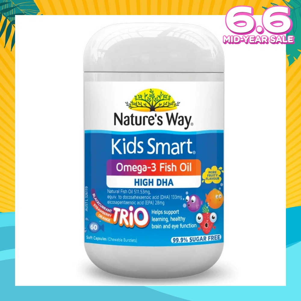 Kids Smart Omega-3 Fish Oil Trio 60s