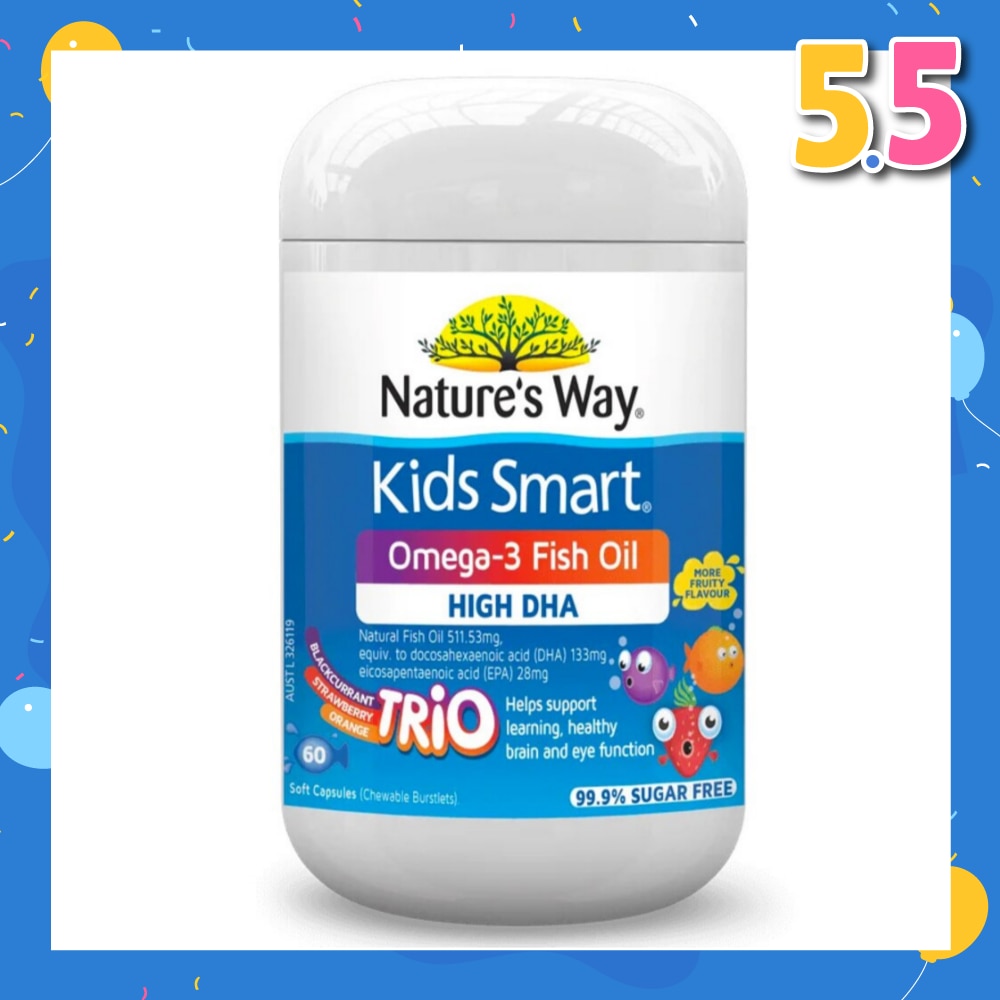 Kids Smart Omega-3 Fish Oil Trio 60s
