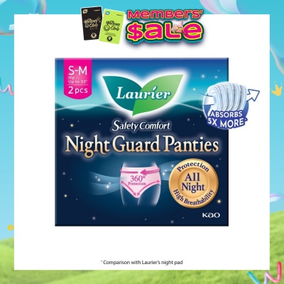 LAURIER - Safety Comfort Night Guard Panties M (Prevent Leakage, High Breathability) 2s