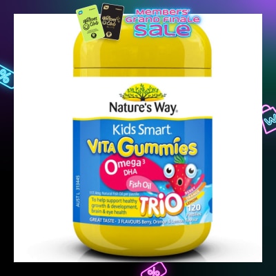 NATURES WAY Kids Smart Vita Gummies Omega-3 DHA 120s