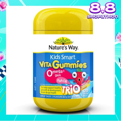 NATURES WAY Kids Smart Vita Gummies Omega-3 DHA 120s