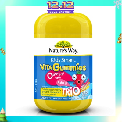 NATURES WAY Kids Smart Vita Gummies Omega-3 DHA 120s