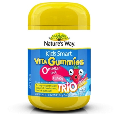 NATURES WAY Kids Smart Vita Gummies Omega-3 DHA 120s