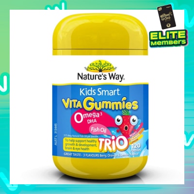 NATURES WAY Kids Smart Vita Gummies Omega-3 DHA 120s