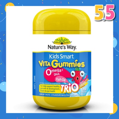 NATURES WAY Kids Smart Vita Gummies Omega-3 DHA 120s