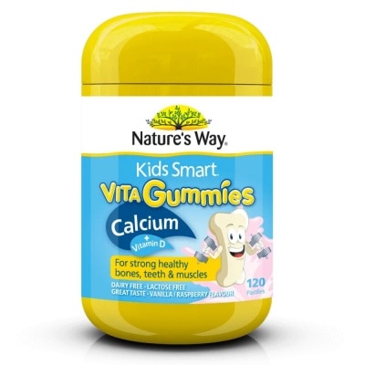 NATURES WAY Kids Smart Vita Gummies Calcium + Vit D 120s