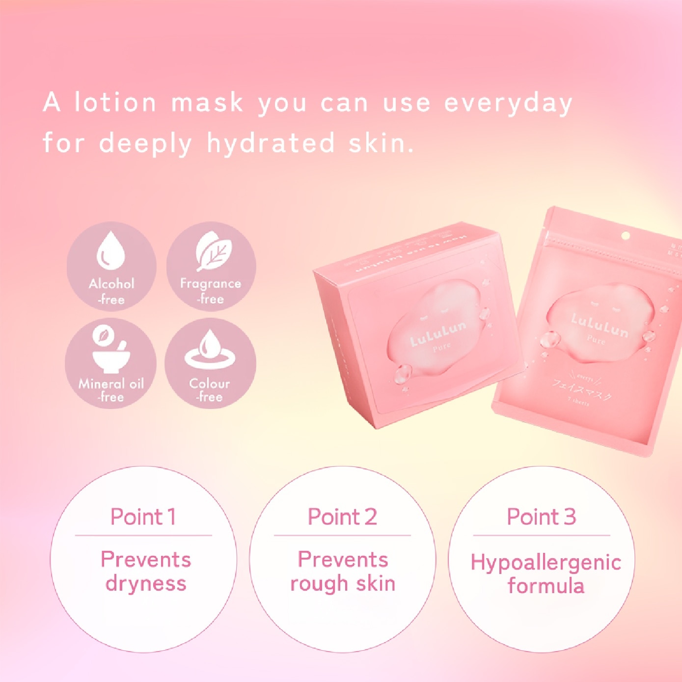 Pure Everys Daily Facial Sheet Mask 7s