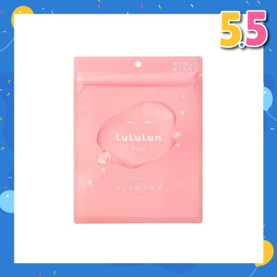 LULULUN Pure Pink Moist Mask 7s