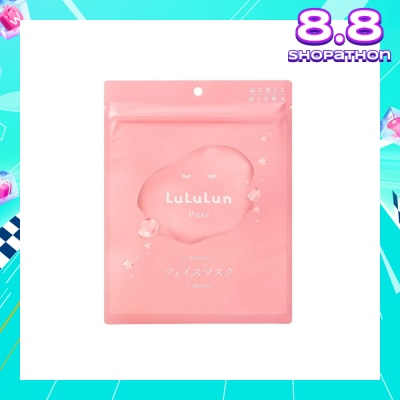 LULULUN Pure Pink Moist Mask 7s