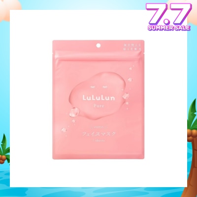 LULULUN Pure Pink Moist Mask 7s