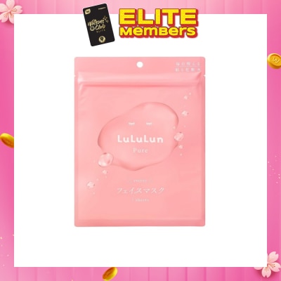 LULULUN Pure Pink Moist Mask 7s