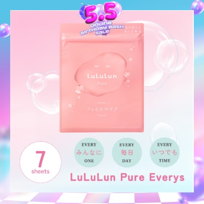 LULULUN - Pure Everys Daily Facial Sheet Mask 7s
