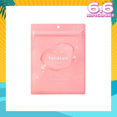 LULULUN Pure Pink Moist Mask 7s