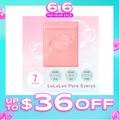 LULULUN - Pure Everys Daily Facial Sheet Mask 7s