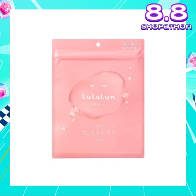 LULULUN Pure Pink Moist Mask 7s