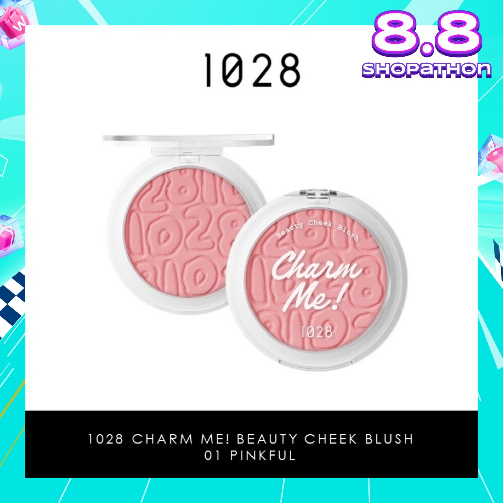 Charmme Beauty Cheek Blush Pinkful (A Petal Pink Nude For A Rosy Spring Time Glow) 5.5g