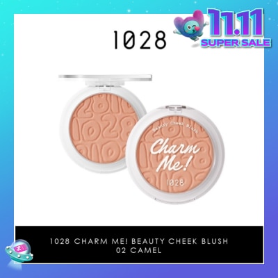 1028 Charmme Beauty Cheek Blush Camel (A Warm Almond Nude For A Peachy Summery Glow) 5.5g (Expiry: Jun`2026)