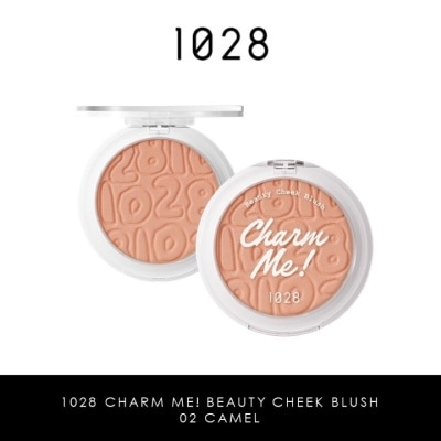1028 Charmme Beauty Cheek Blush Camel (A Warm Almond Nude For A Peachy Summery Glow) 5.5g