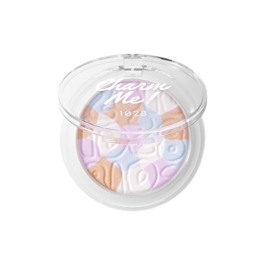 Charmme Longwear Pressed Powder (Absorbs Excess Sebum, Blurs Pores, Sets Makeup) 5.5g
