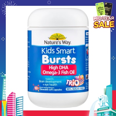 NATURES WAY Way Kids Smart Omega-3 Fish Oil Trio 180s