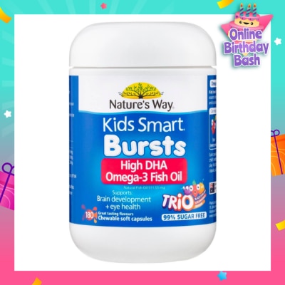 NATURES WAY Way Kids Smart Omega-3 Fish Oil Trio 180s