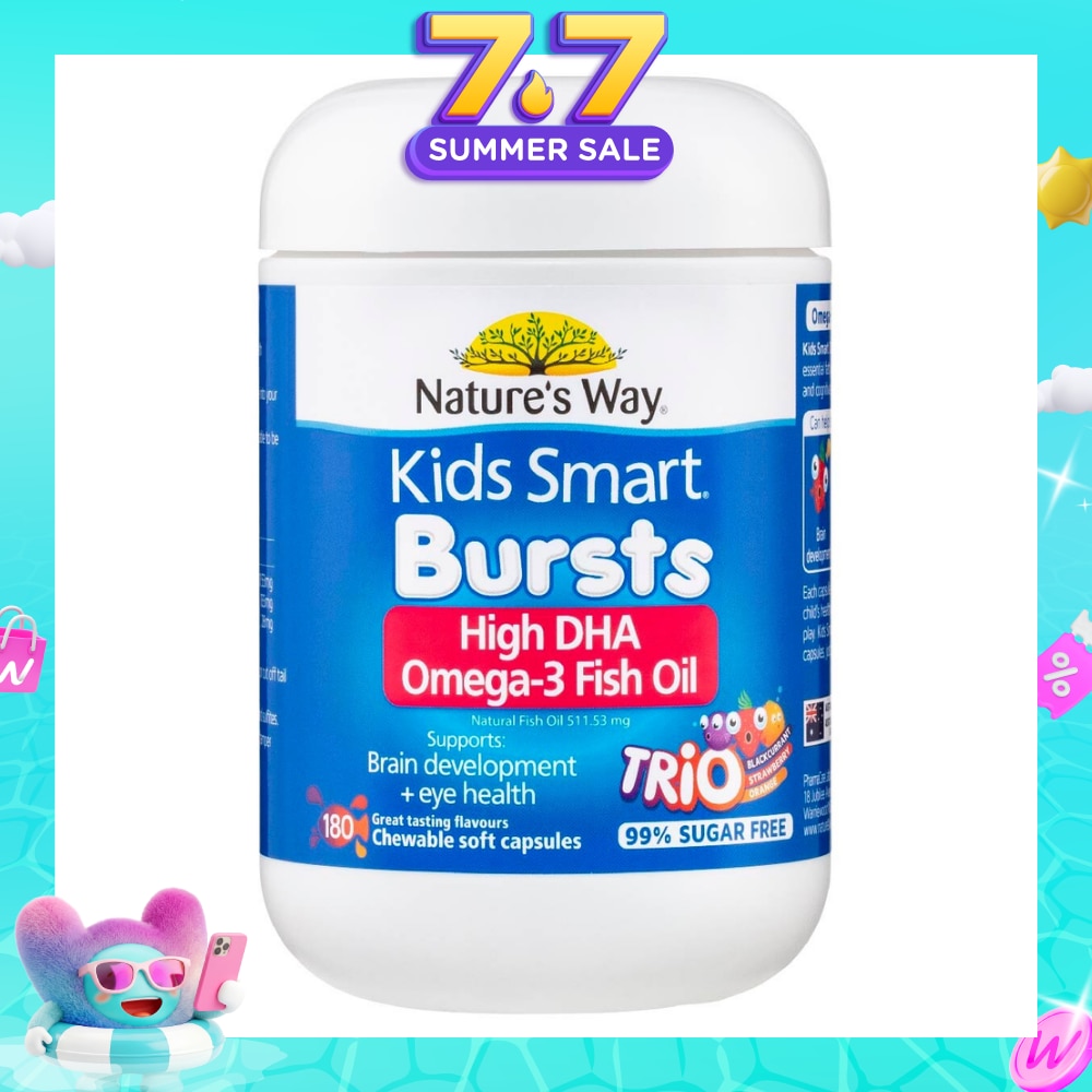 Way Kids Smart Omega-3 Fish Oil Trio 180s