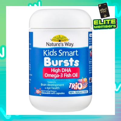 NATURES WAY Way Kids Smart Omega-3 Fish Oil Trio 180s