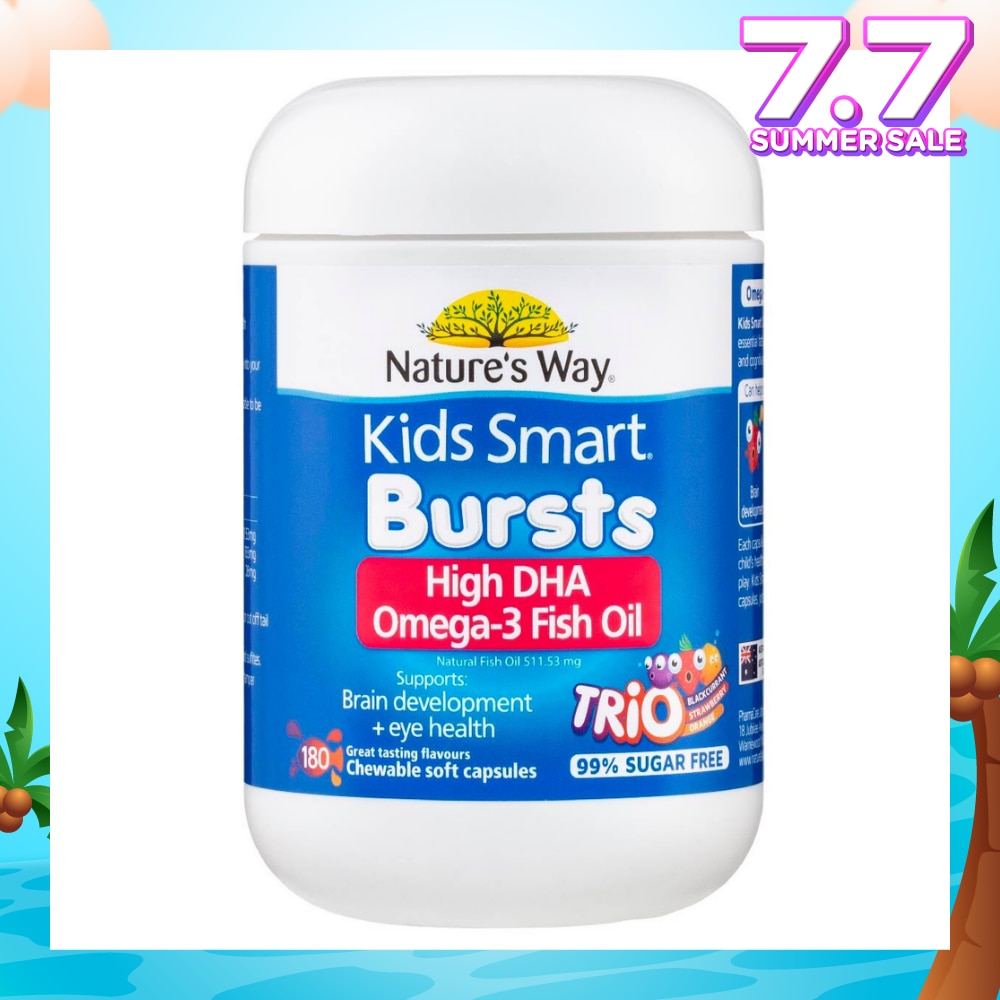 Way Kids Smart Omega-3 Fish Oil Trio 180s