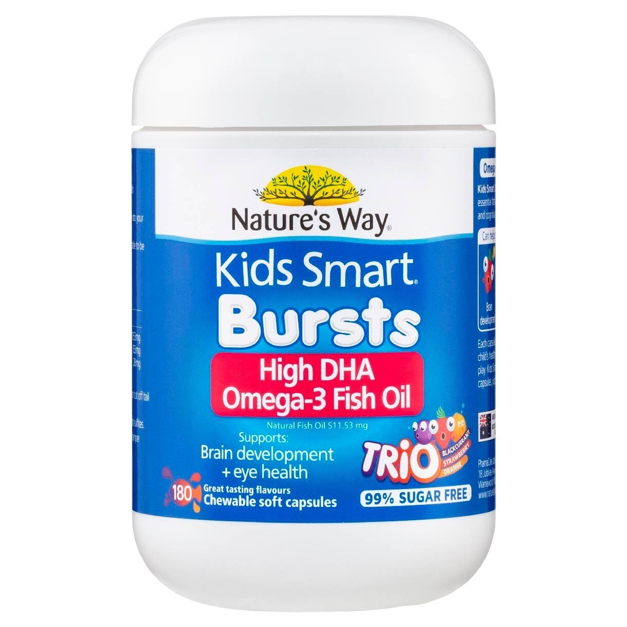 Way Kids Smart Omega-3 Fish Oil Trio 180s