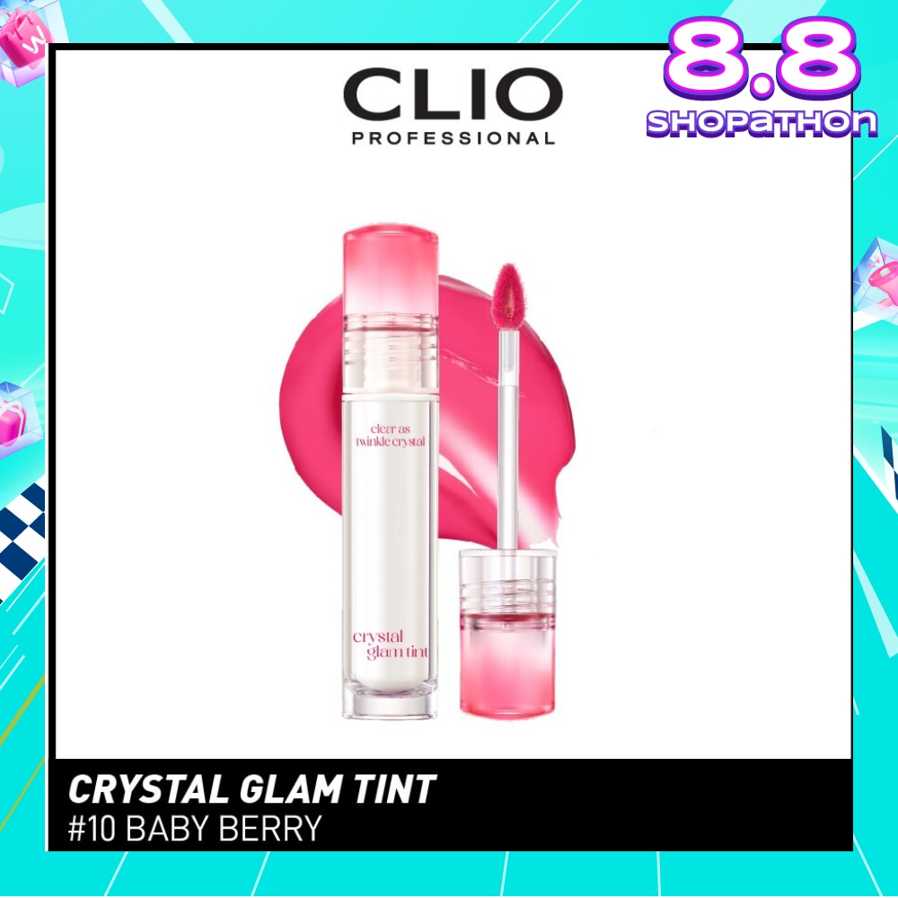 Crystal Glam Tint 10 Baby Berry 3.4g (Expiry: Oct`2025)