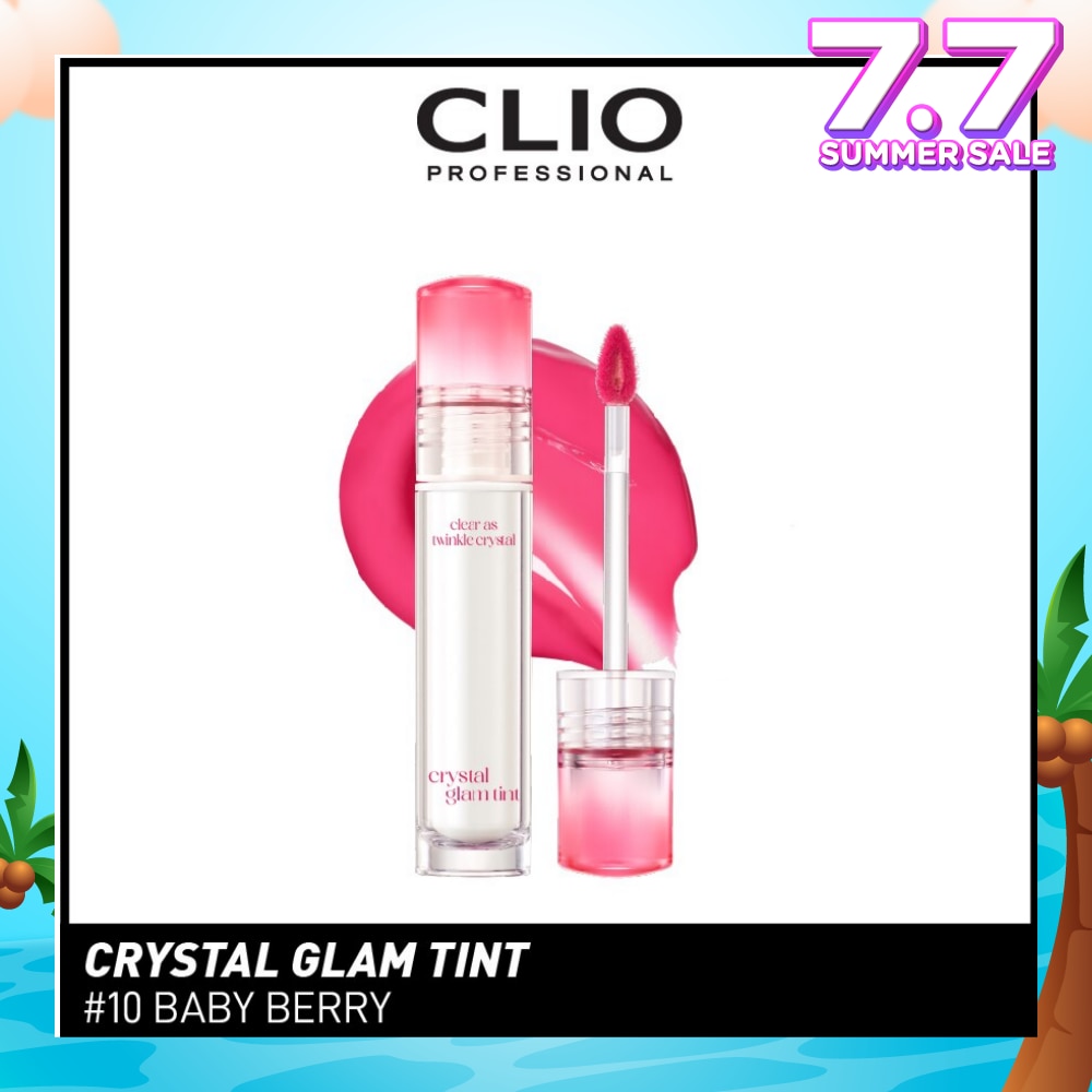 Crystal Glam Tint 10 Baby Berry 3.4g (Expiry: Oct`2025)