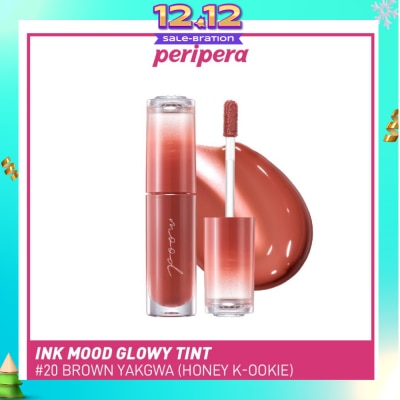 PERIPERA Ink Mood Glowy Tint 20 Brown Yakgwa Honey K-Ookie 3g