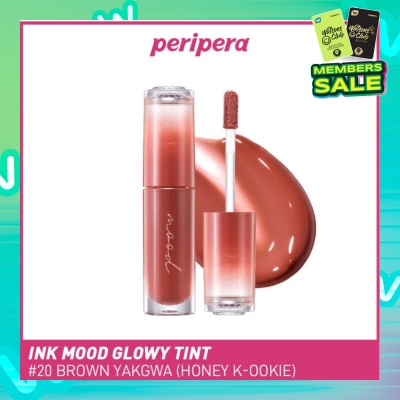 PERIPERA Ink Mood Glowy Tint 20 Brown Yakgwa Honey K-Ookie 3g