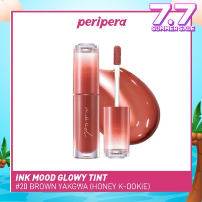 PERIPERA Ink Mood Glowy Tint 20 Brown Yakgwa Honey K-Ookie 3g