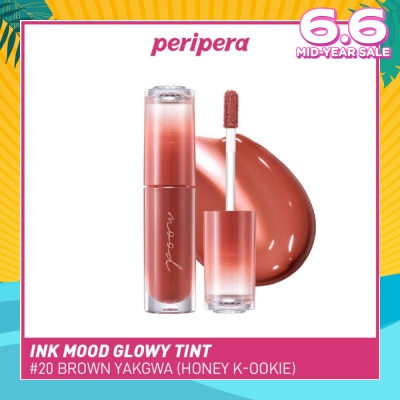 PERIPERA Ink Mood Glowy Tint 20 Brown Yakgwa Honey K-Ookie 3g