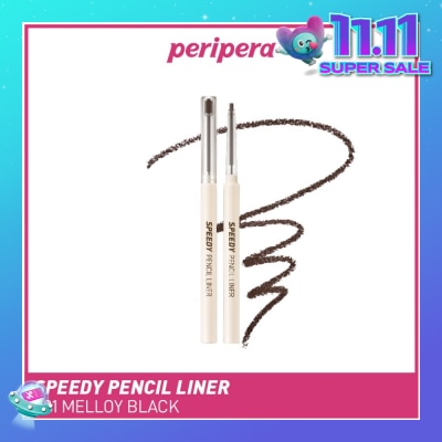PERIPERA Speedy Pencil Liner 01 Melloy Black 0.14g