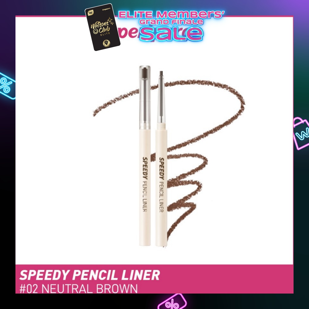 Speedy Pencil Liner 02 Neutral Brown 0.14g (Expiry: Sep`2026)