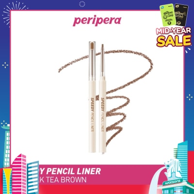 PERIPERA Speedy Pencil Liner 03 Milk Tea Brown 0.14g (Expiry: Feb`2026)