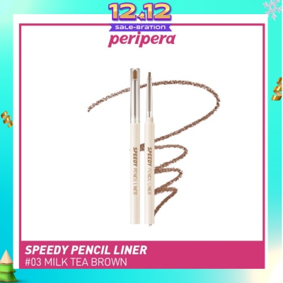 PERIPERA Speedy Pencil Liner 03 Milk Tea Brown 0.14g (Expiry: Feb`2026)