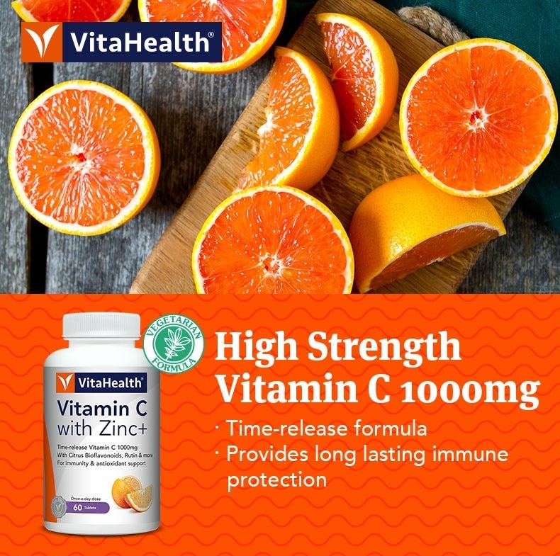 Vitamin C With Zinc+ Tablet 60s x 2