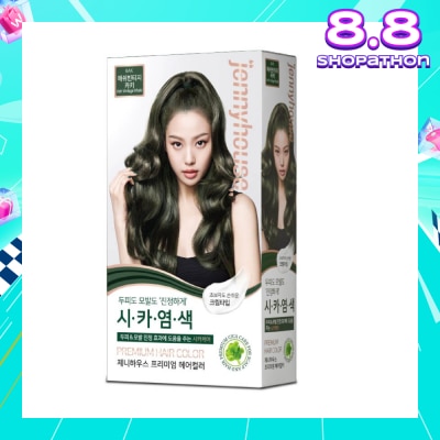 JENNYHOUSE Premium Hair Color #6AK Ash VKhaki (Helps Hair Stay Healthy With Cica Ingredients) 1s