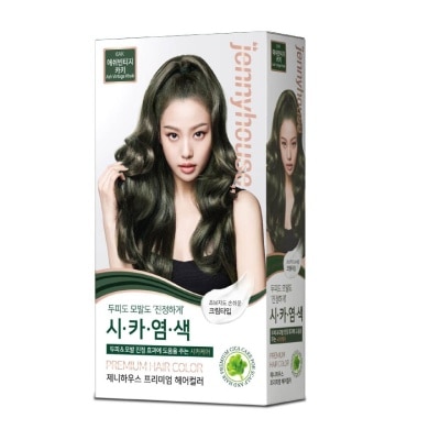 JENNYHOUSE Premium Hair Color #6AK Ash VKhaki (Helps Hair Stay Healthy With Cica Ingredients) 1s