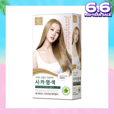 JENNYHOUSE Premium Hair Color #12AND Ashbeige (Helps Hair Stay Healthy With Cica Ingredients) 1s