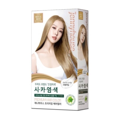 JENNYHOUSE Premium Hair Color #12AND Ashbeige (Helps Hair Stay Healthy With Cica Ingredients) 1s